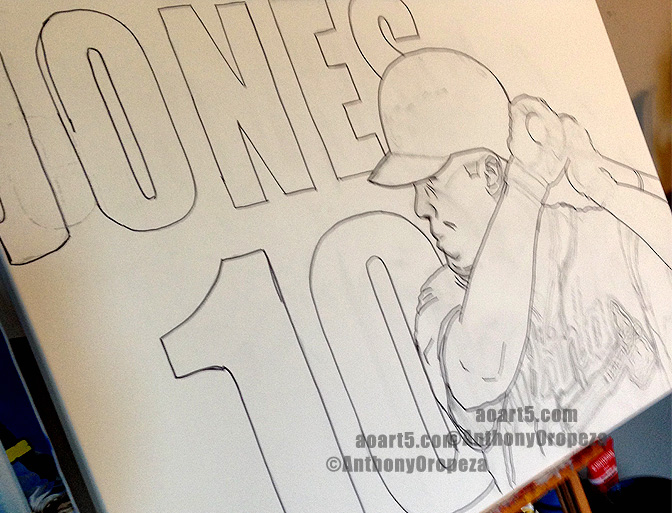 Chipper Jones #10 By AO