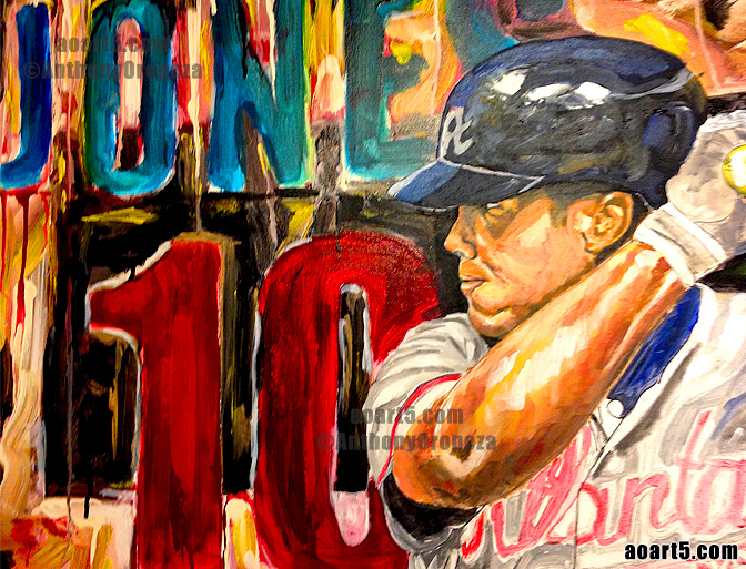 Chipper Jones #10 By AO