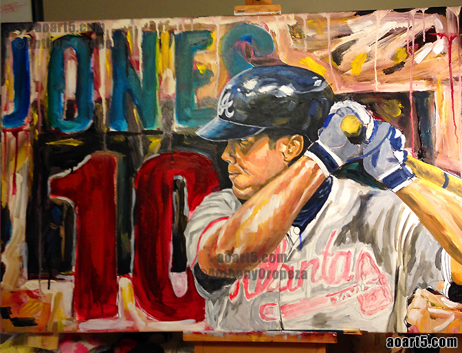 Chipper Jones #10 By AO