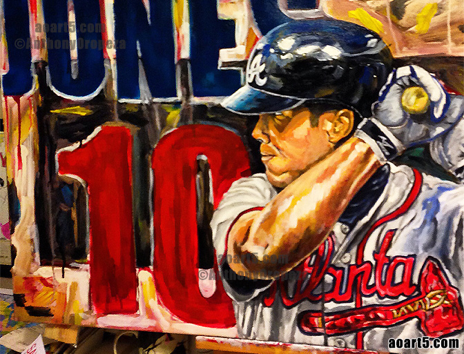Chipper Jones #10 By AO