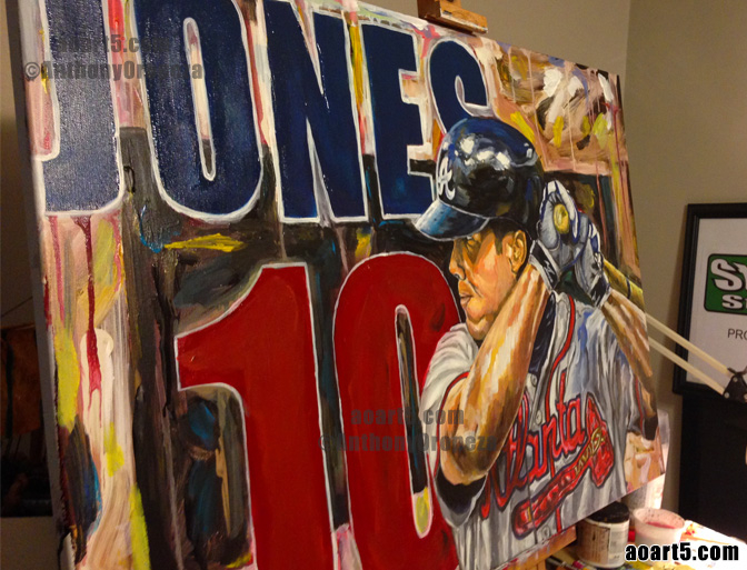 Chipper Jones #10 By AO