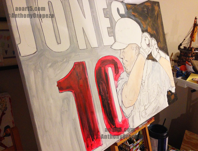 Chipper Jones #10 By AO