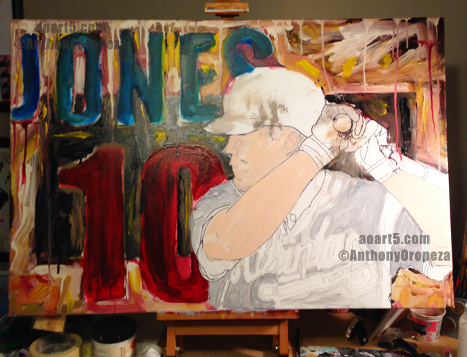 Chipper Jones #10 By AO