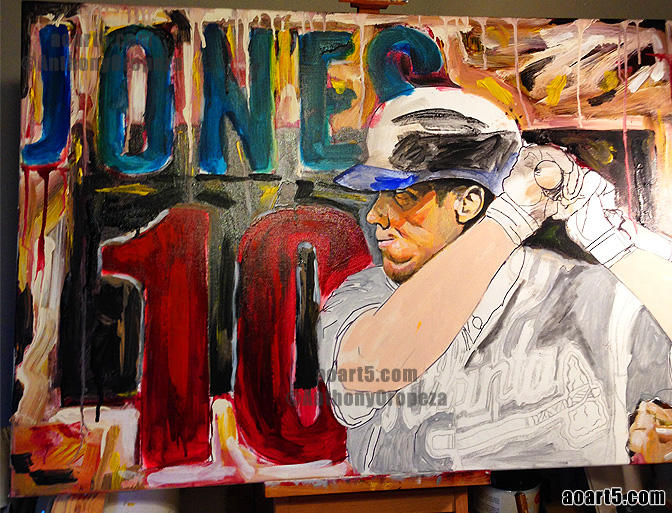 Chipper Jones #10 By AO
