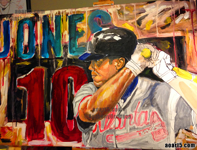 Chipper Jones #10 By AO